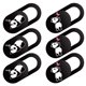 thumbnail image 1 of Cubierta de cámara, 6 piezas, deslizable, para portátil, cámara web, portátiles, accesorios para teléfono, freidora de aire, bloqueador adhesivo ABS, 1 of 6