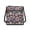 Boho Mandala, variant on Leather Floral Wolf Print Shoulder Handbag for Women Mini Crossbody Travel Purse Fashion Satchel with Adjustable Wide Strap for Shopping Business