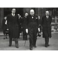 thumbnail image 2 of British Leaders Leaving The Westminster Abby Memorial Service For David Lloyd George. L-R Foreign Secretary Anthony Eden, 2 of 2