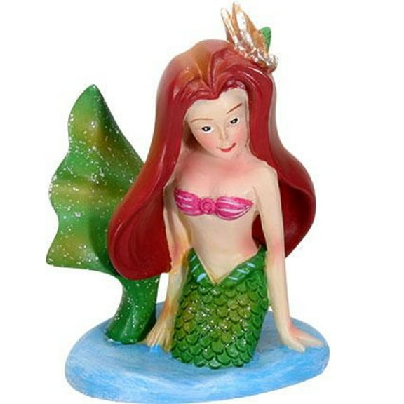 YTC Summit Mermaid Figurine 3.5 inch Small Statue Colorful Mermaid Collectible (Harliequin)