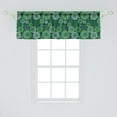 thumbnail image 2 of Ambesonne Abstract Window Valance, Green Dotted Pattern, 54" X 18", Apple Green Pale Green, 2 of 3
