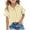 Yellow, variant on Jalioing Kids Short Sleeve Shirt Casual Striped Button Down Collared Blouses Boys Girl Summer Loose Shirts Tops