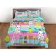 thumbnail image 3 of Llama linda ropa de cama de neón colorido, juego de funda nórdica y funda de almohada, ropa de cama con cremallera,, 3 of 4