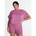 thumbnail image 2 of Avia Women's Scubaknit Top, Size XS-XXXL, 2 of 5