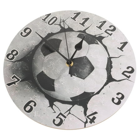 RENACLIPY Retro Style Wall Clock with Density Board, 1 Piece, Ideal Bedroom Decoration Featuring Fan Gear Design