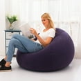 thumbnail image 4 of Fufafayo under $5 Inflatable Sofa Bean Bag Lounge Chair Lazy Sofa Folding Portable Chair for Living Room Bedroom Balcony Reading Room, 4 of 4