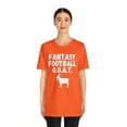 thumbnail image 3 of Funny Fantasy Football GOAT Shirt, Funny Fantasy Football Guru T-Shirt, 3 of 12
