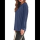 thumbnail image 3 of Camisas de Larga para Mujer, Blusas de Encaje, Ropa Informal de Negocios, Moda de Otoño, Blusas Tejidas Y2k Azul Marino L, 3 of 8