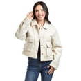 thumbnail image 1 of Chaqueta Teddy Roman Fashion /Juvenil, 121 (Hueso) beige M, 1 of 5