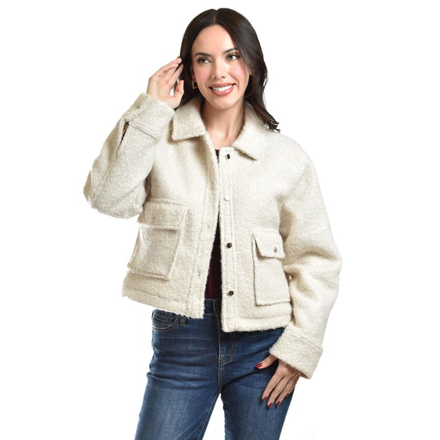 Chaqueta Teddy Roman Fashion /Juvenil, 121 (Hueso) beige M