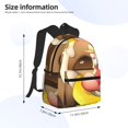 thumbnail image 4 of Lsque Sml Jeffy Classic Casual Backpack - Large Capacity Water-Resistant Backpack for School, Work, Travel, and Outdoor Activities, 4 of 8