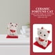 thumbnail image 4 of adorable adorno de gato de la suerte de cerámica para decoración del hogar., 4 of 8