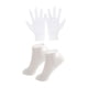 thumbnail image 3 of Juego de guantes y calcetines de silicona para manos y pies, lavables, portátiles y suaves para uso diario. Blanco, 3 of 9