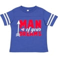 thumbnail image 3 of Inktastic Valentine's Day Man of Your Dreams with a Heart and Arrow Boys or Girls Toddler T-Shirt, 3 of 5