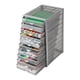 thumbnail image 5 of Organizador de Escritorio Mind Reader con 10 Cajones de Malla Metálica Plateada, 5 of 8