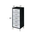 thumbnail image 4 of Newboti Furniture Myles Black, Silver & Gold Finish Jewelry Armoire 76087, 4 of 9