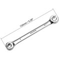 thumbnail image 4 of Utoolmart Clé Écrou, 6mm x 8mm Métrique Double Extrémité Ouverte, 2 Pcs, 4 of 4