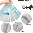 thumbnail image 6 of TSOVTHRID Sea Turtle Paint Splatter White Print Gaming Chair Slipcover with Armrest Covers 4 PCS Rotating Armchair Covers Stretch Seat Chair Cover for Computer Racing Gamer Chair, 6 of 7