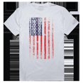 thumbnail image 1 of Rapid Dominance TS1-800-N01-04 Distressed Flag Tactical Graphic Tee Shirt, White - Extra Large, 1 of 1