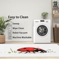 thumbnail image 3 of 2x3 Rug, Ladybug Door Mat, Cute Animal Rug, Kids Nursery Rugs for Entryway, Washable & Non Slip & Soft Low Pile Small Carpet, Indoor Doormat, Ladybug Home Decor & Gifts, 3 of 7