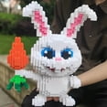 thumbnail image 1 of 5200pcs Animal Building Blocks, Rabbit With Carrot Set, Building Blocks Toys For Adults, DIY 3D Building Kits, 1 of 5