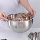 thumbnail image 4 of Tazón De Acero Inoxidable Tazón De Cocina Tanque De Condimento Y Tazón Para Batir Huevos De Fideos Tazón De Ensalada Espesado Para El Hogar Tazón De Sopa Para Hornear Lavabo De Verduras Sweethay HA018787-00, 4 of 7