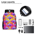 thumbnail image 6 of Xecao Magic Mushrooms Print School Backpack with Laptop Compartment Small Travel Laptop Backpack for Women Men Waterproof College Backpack Simple School Bag, 6 of 8