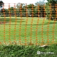 thumbnail image 6 of Fencer Wire 4 ft. Safety Fence, 100 ft. Orange Plastic Fencing Roll for Construction Fencing, Pet Fencing and Event Fencing, 4 cm x 10 cm Mesh, 6 of 9