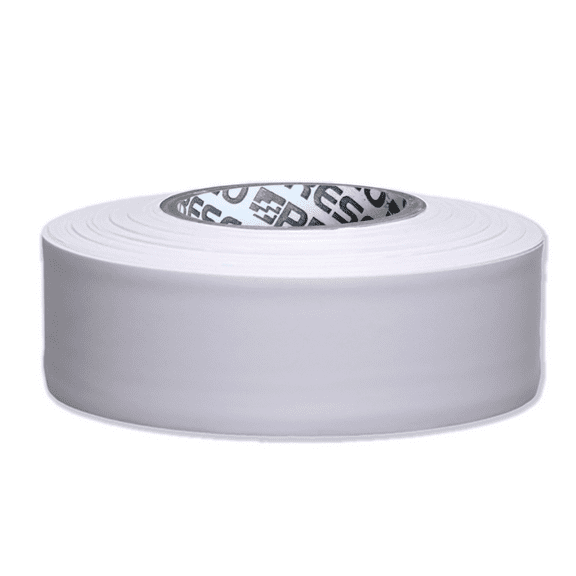 [NO ADHESIVE] Presco Arctic Roll Flagging Tape [3 mils thick]: 1-3/16 in. x 300 ft. (White)