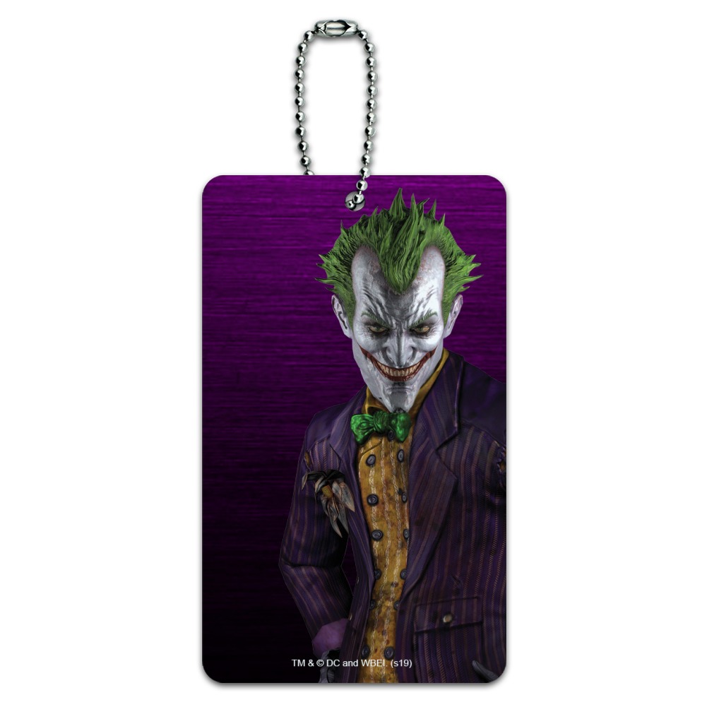 Batman Arkham Asylum Video Game Joker Luggage Card Suitcase CarryOn ID