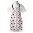 thumbnail image 3 of Spring Apron Vintage Chinese Shabby Chic Tree with Hummingbirds Flower Leaf Branch Image, Unisex Kitchen Bib Apron with Adjustable Neck for Cooking Baking Gardening, Pale Blue Red White, by Ambesonne, 3 of 3
