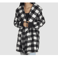 thumbnail image 4 of Amari Oversized Berber Lounger (Black Check, XS/S), 4 of 5
