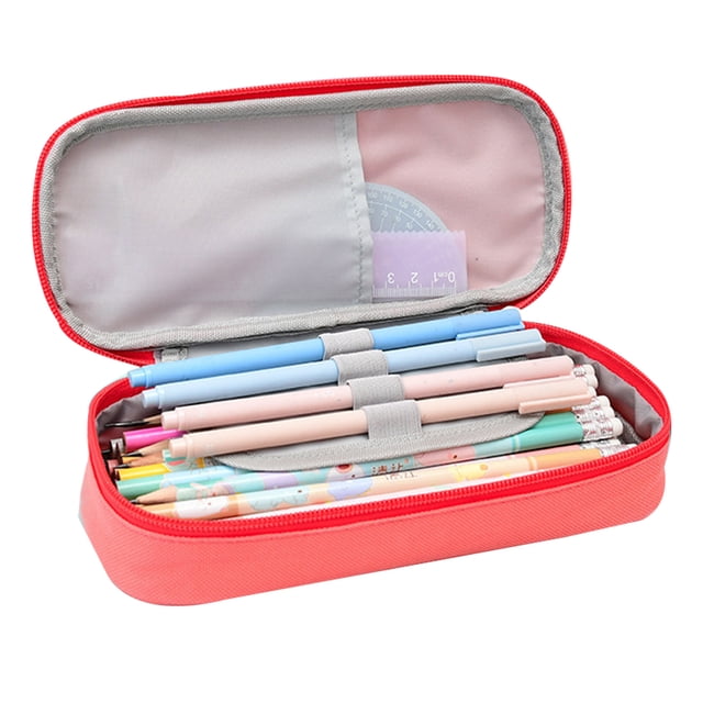 Estuche para lápices, gran capacidad, para estudiantes, papelería, portalápices, organizador de escritorio Zhivalor BST3066250-3