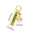 thumbnail image 3 of Productos con temática de deportes de pelota Llaveros de balón de fútbol realistas Accesorios Mercancía Llaveros tridimensionales Llavero de metal, 3 of 6