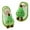 Green, variant on AWZXDE Girls Slippers Soft Indoor With Adjustable Back Strap Lightweight Shoes For Children Comfortable Home Floor Slippers
