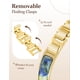 thumbnail image 4 of Correa delgada Newlibery dorada para Apple Watch 38-42 mm para mujer, 4 of 9