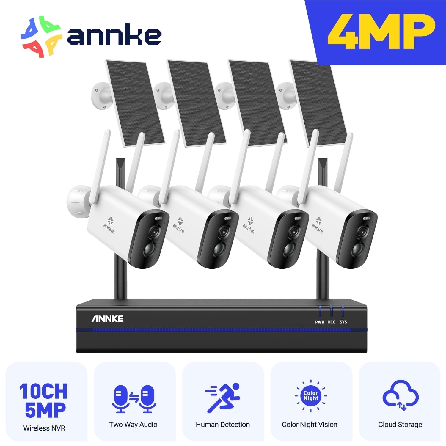 Anker Eufy 2C Pro Security Camera Kit, 2K Resolution, 180-Day