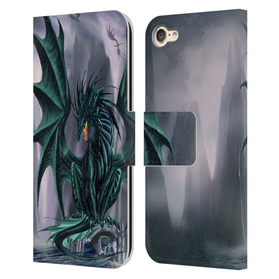 Head Case Designs Officially Licensed Ruth Thompson Dragons Jade Leather Book Wallet Case Cover Compatible with Apple Touch 6th Gen / Touch 7th Gen