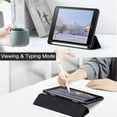 thumbnail image 6 of JETech Case for iPad Mini 5/4 (7.9-Inch 2019/2015 Model) with Pencil Holder, Clear Transparent Back Shell Slim Stand Shockproof Tablet Cover, Auto Wake/Sleep (Black), 6 of 7