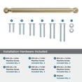 thumbnail image 4 of Amerock Cowrie 12 inch (305mm) Center-to-Center Golden Champagne Appliance Pull, 4 of 6