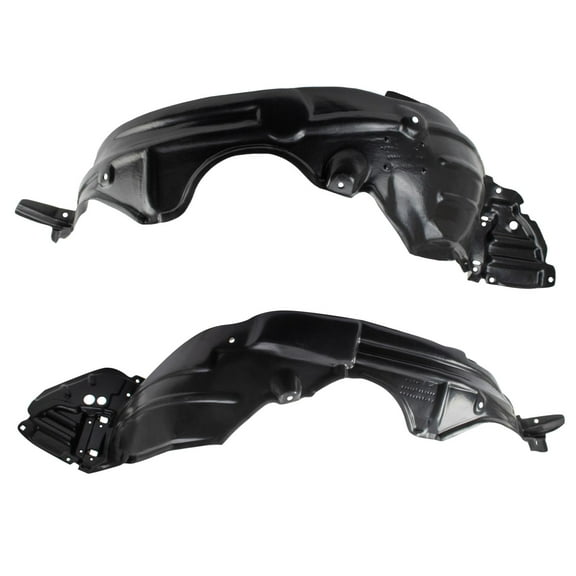 TRQ Inner Fender Liner Set Fits 2012 Toyota Yaris BDA16220