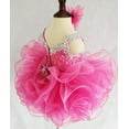 thumbnail image 3 of Jenniferwu Infant Toddler Baby Newborn Little Girl's Pageant Party Birthday Dress G037Pink Size 18-24M, 3 of 5