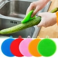 thumbnail image 3 of Happy Date Silicone Sponge Dish Sponges, Multipurpose Better Scrubber Dish Washing Smart Kitchen Gadgets Brush Accessories, 3 of 8