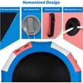 thumbnail image 3 of 10FT blue-pink-whiteInflatable Water Trampoline, 10/12/15FT Floating Lake Trampoline for Adults Portable Bounce Swim Platform for Lake, Pools with Pump and Rope Ladder, 3 of 6