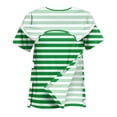 thumbnail image 4 of ASDFVBKG Post Shoulder Surgery Shirt for Women Tear Away Short Sleeve Tops After Rotator Cuff Shirt V Neck Chemo Port Adaptive Clothing Green 2XL, 4 of 4