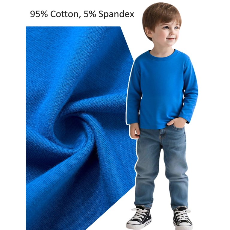 Aideaone Toddler Boys Long Sleeve Cotton T-Shirt photo 5