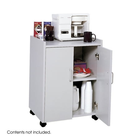 - Safco 8953GR Hospitality Carts Mobile Refreshment Center