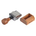 thumbnail image 4 of Sello de fecha de madera con forma de rueda rodante, fuente vintage para decoración de álbumes de recortes DIY, 4 of 14