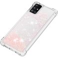 thumbnail image 6 of Compatible with Samsung Galaxy A51 Case Glitter Luxury Cute Love Liquid Quicksand Clear TPU Girls Women Stylish Bumper Shockproof Protective Case for Samsung Galaxy A51 Pink YB, 6 of 12
