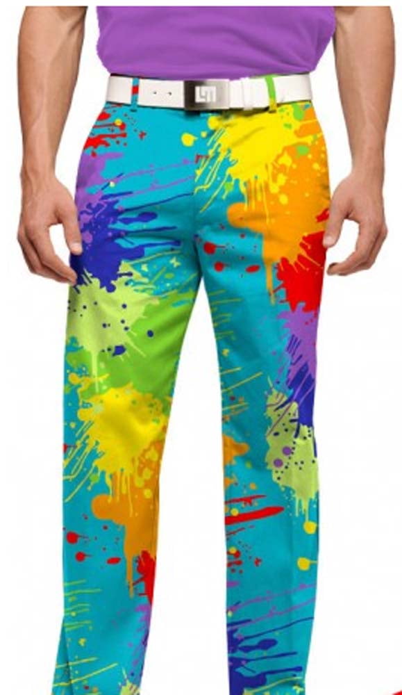 spray paint pants